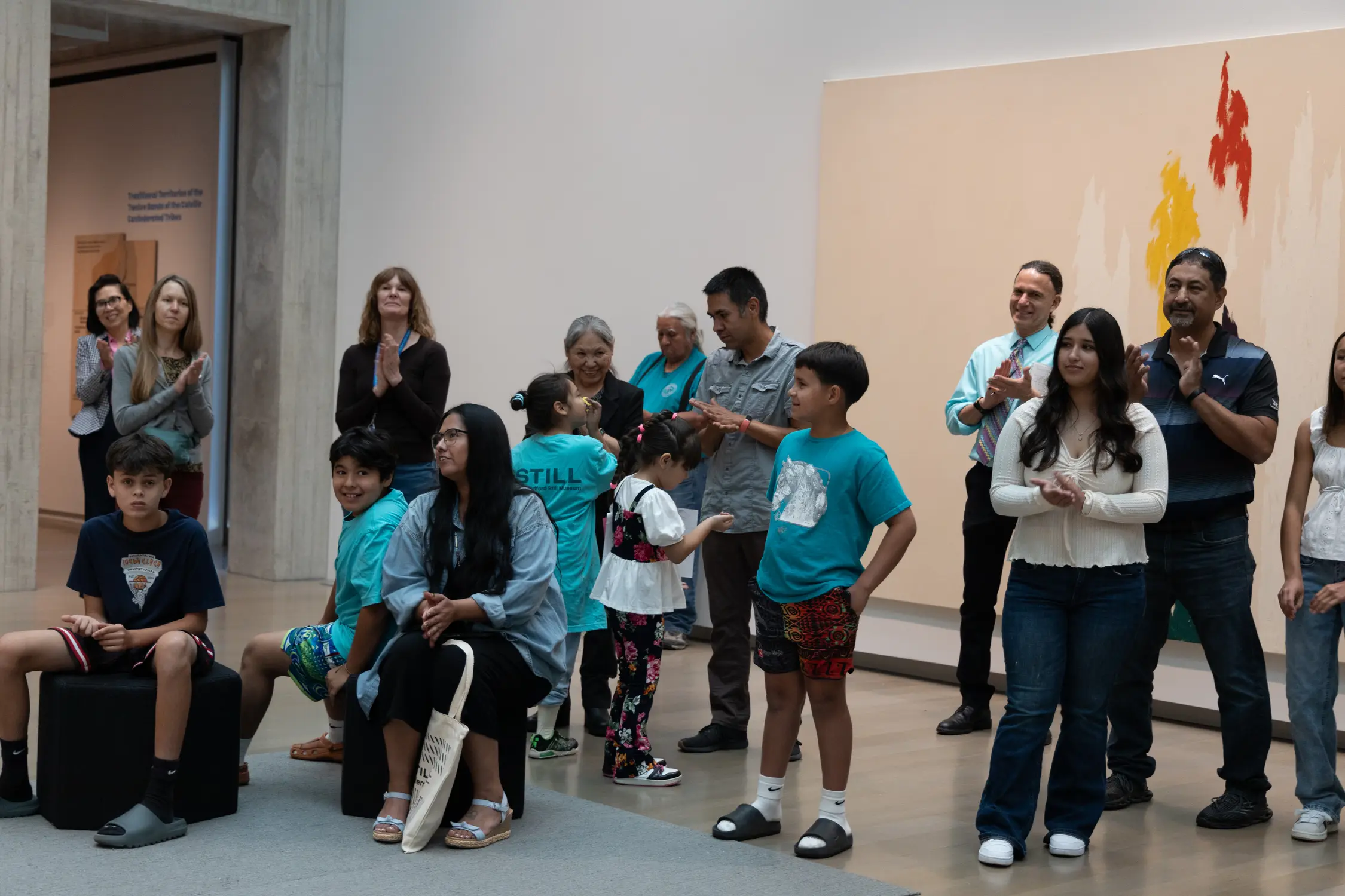 The co-curators at the Clyfford Still Museum. Photo: Carly Rose, Rocky Mountain PBS