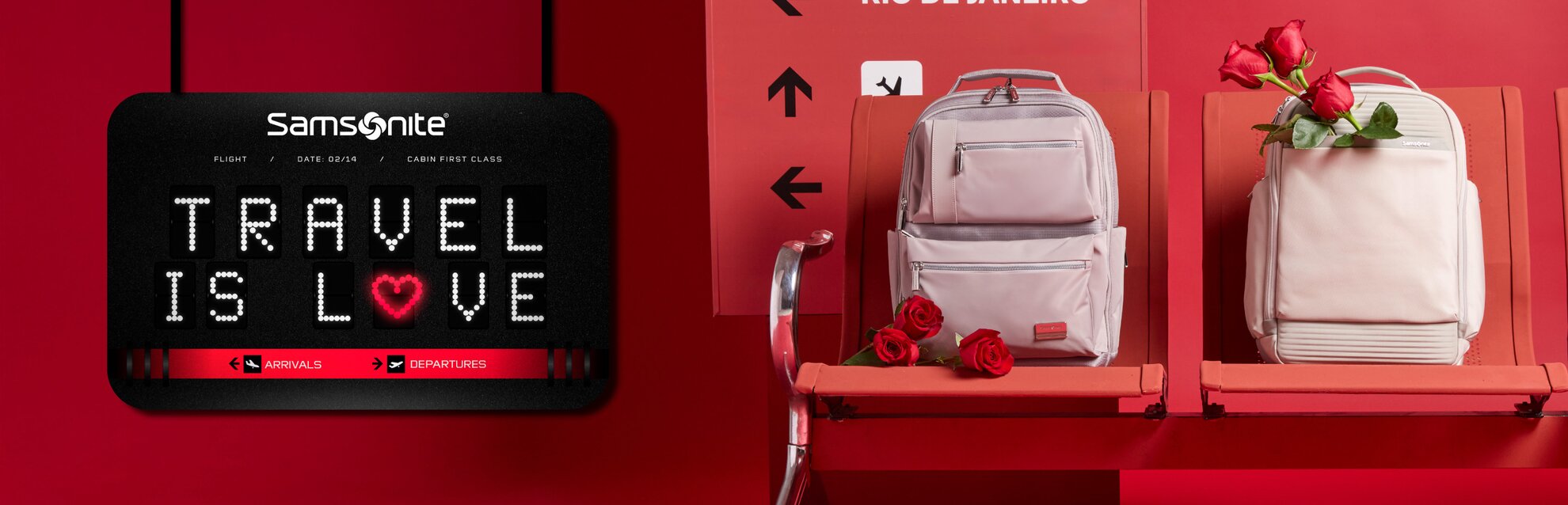 Travel is love Samsonite