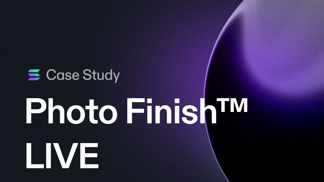 How Photo Finish LIVE Leverages Solana for an Onchain Kentucky Derby Experience