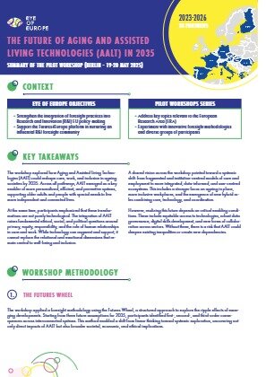 Project Result Preview - Factsheet_The future of aging & assisted living technologies