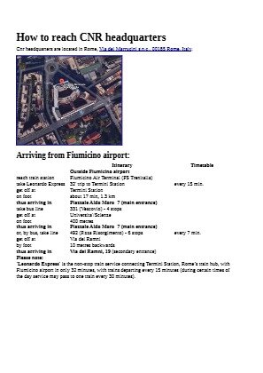 Project Result Preview - How to get to the conference venue
