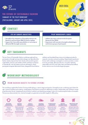 Project Result Preview - The future of sustainable fashion (Thassaloniki, January and April 2025)