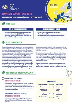 Project Result Preview - Factsheet_Emotion ecosystems 2040 wokshop 