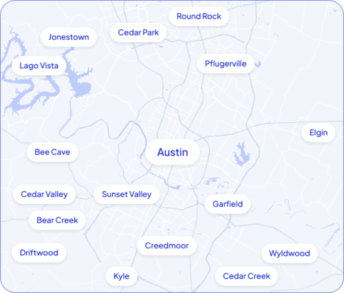 Austin Covered Areas