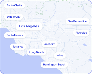Los Angeles covered areas