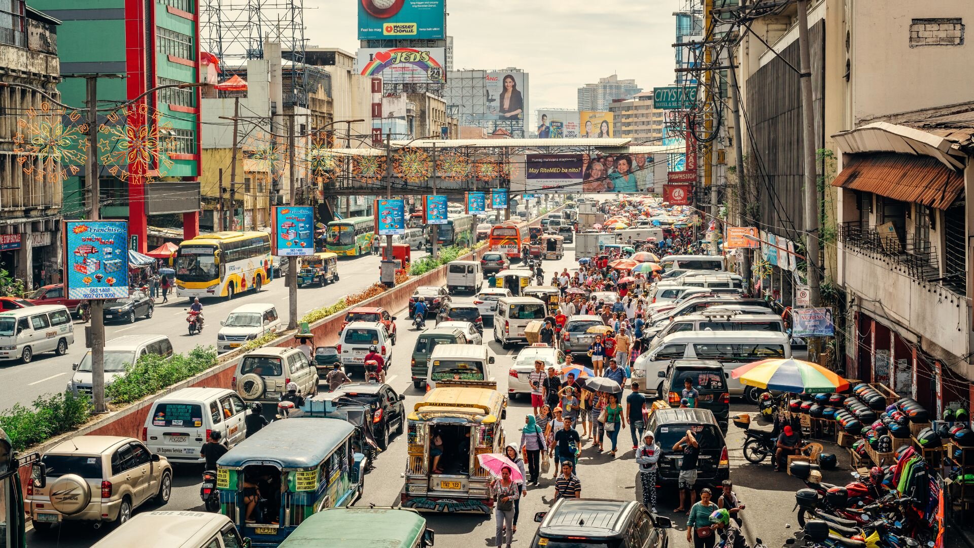 Traffic in Manila, Philippines. By Nikada from Getty Images Signature
