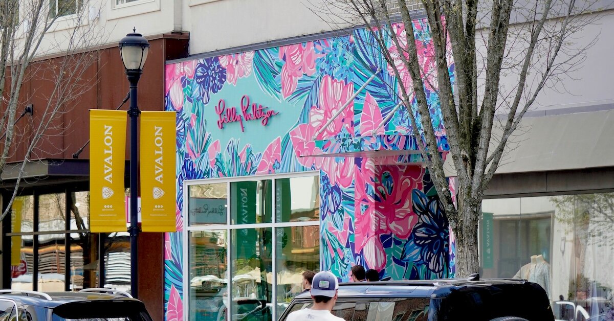 the front of a retail store