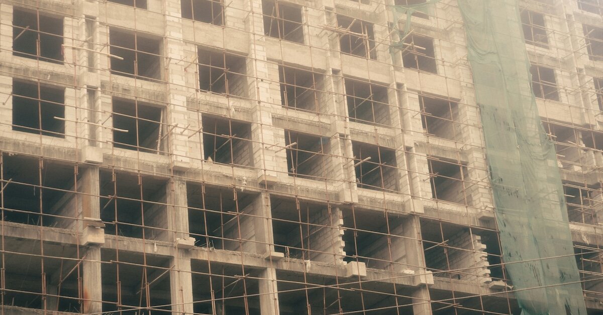 an untouched building other construction