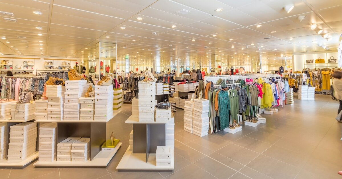 inside of a retail shop