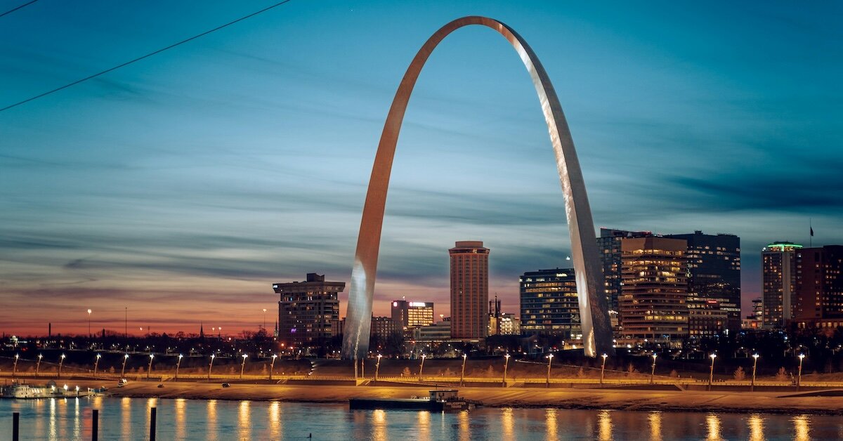 The St. Louis Arch is a landmark in the city, as are the retail opportunities.