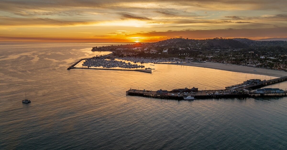 The port of Long Beach in Los Angeles, a major hub for industrial properties