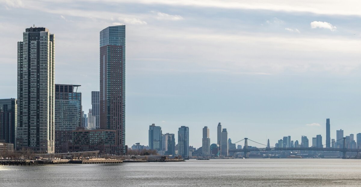 skyline of New York City from Staten Island