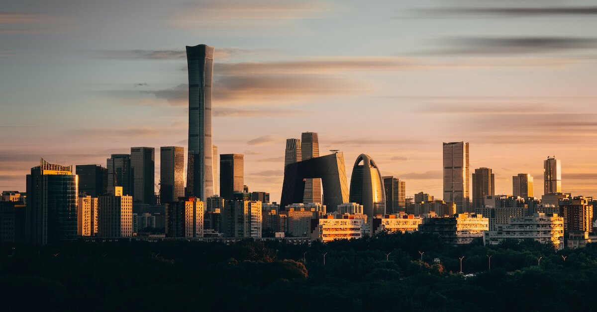 The downtown skyline of San Antonio's office market at dusk