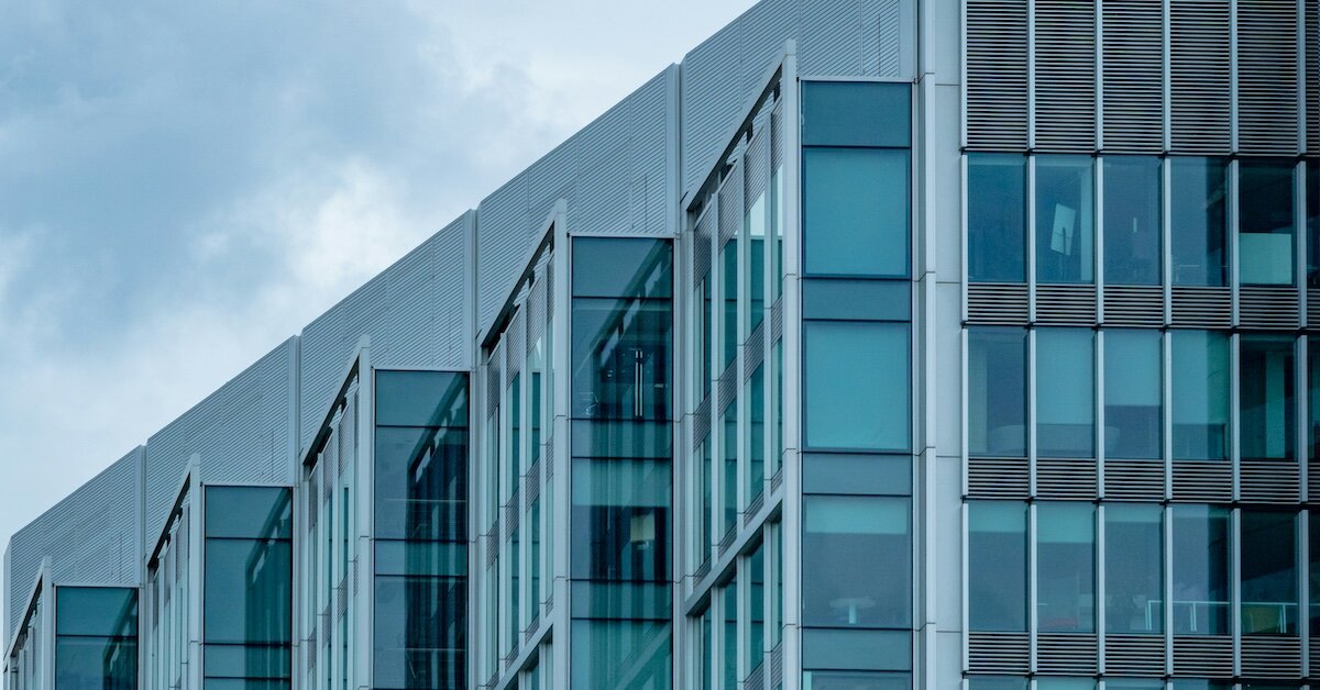 Decorative image of commercial real estate buildings