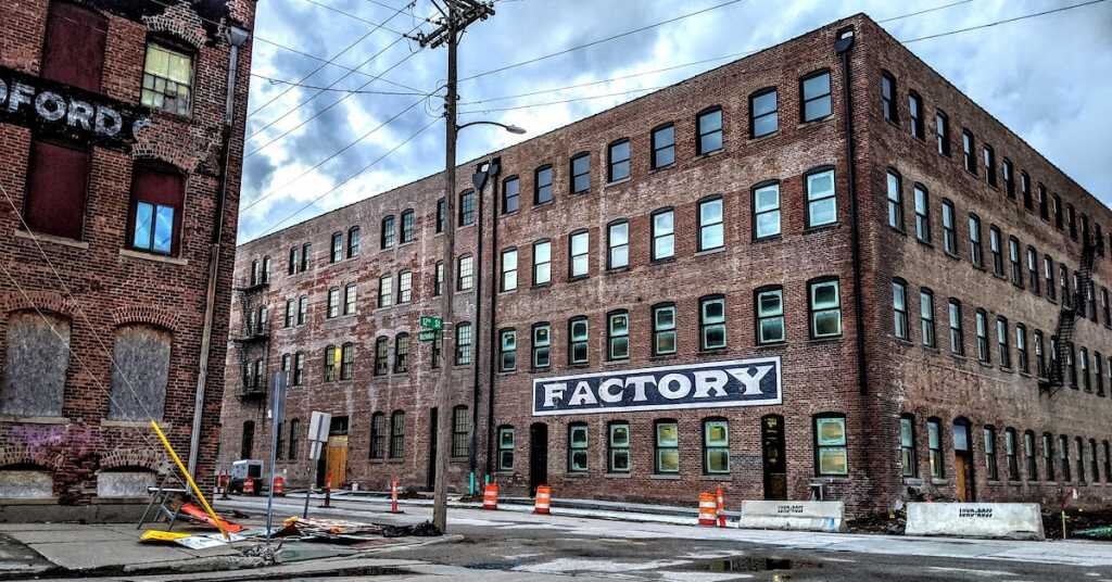 A brick factory in downtown Omaha
