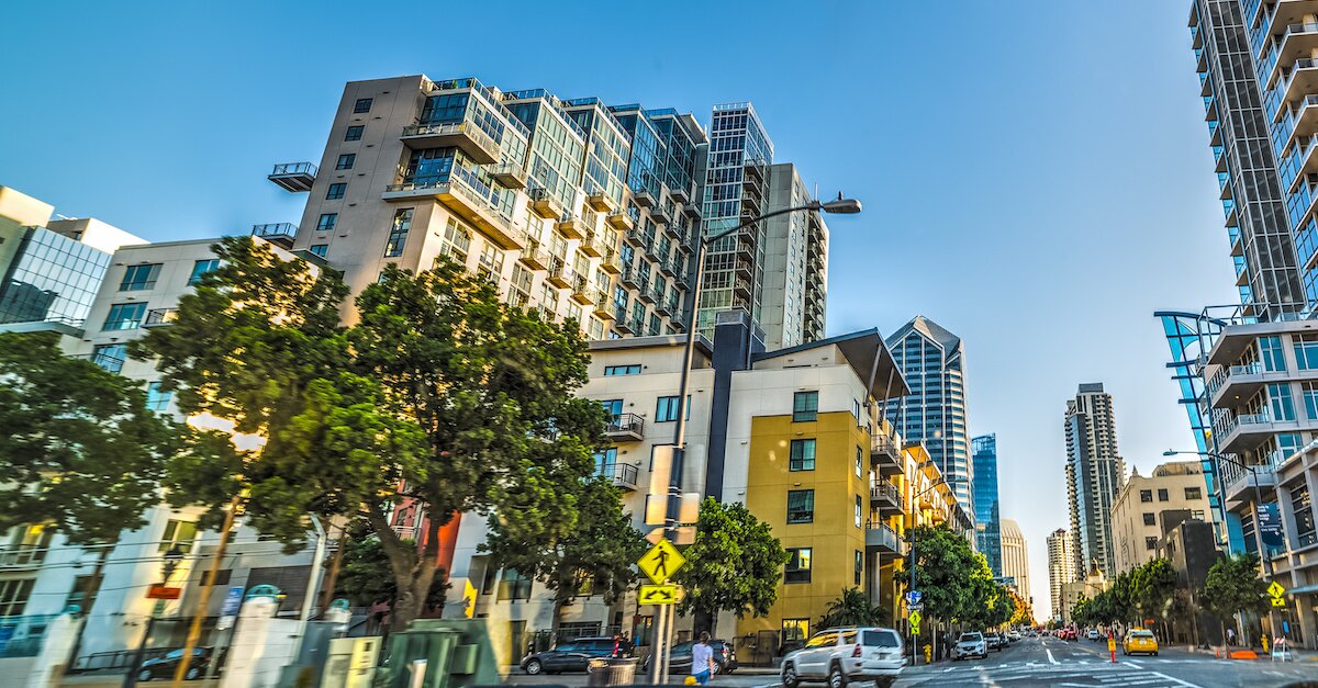 a high rise multifamily apartment in san diego