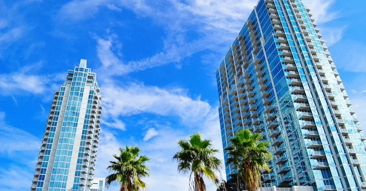 High rise buildings in Tampa, Florida