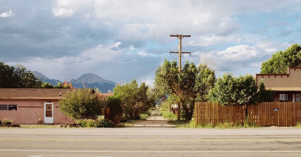 A suburban neighborhood in Ft Collins, Colorado