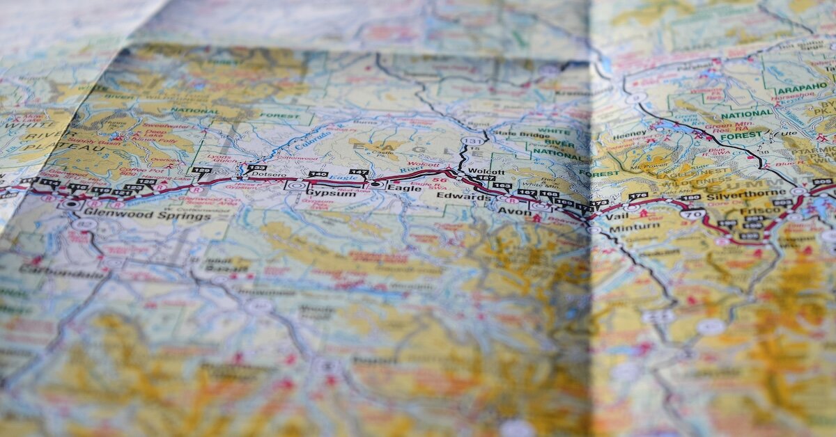 Image of a map of Colorado.