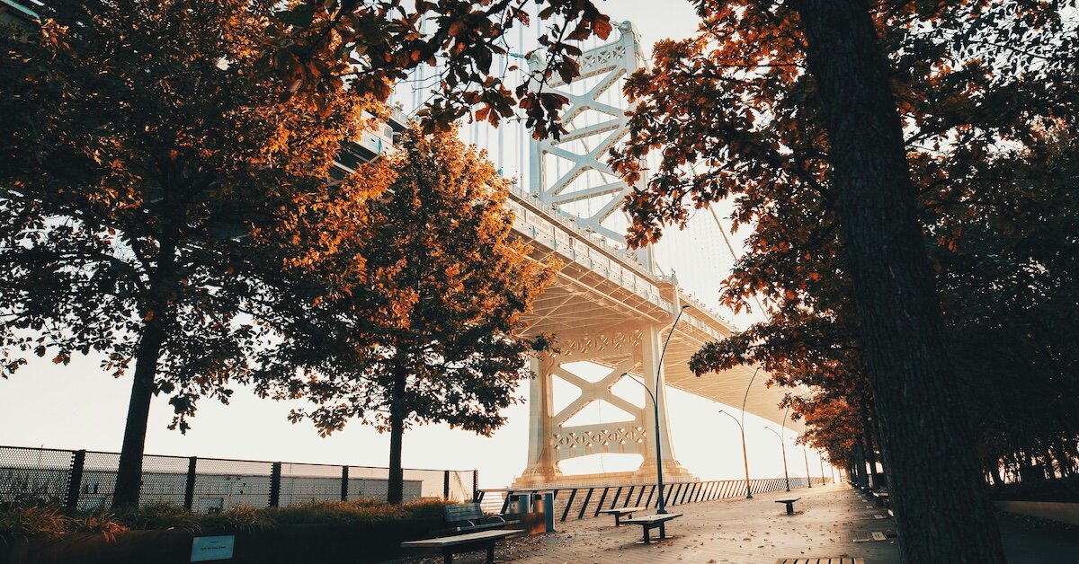 The Benjamin Franklin bridge