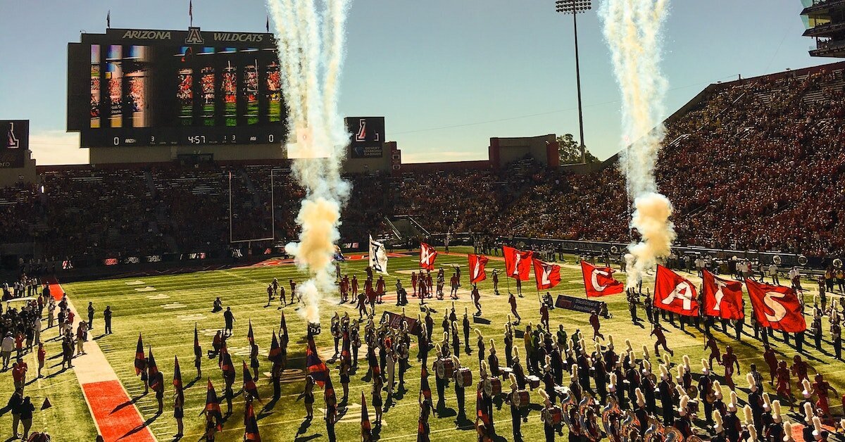 The Arizona State University Wildcats field in Tucson
