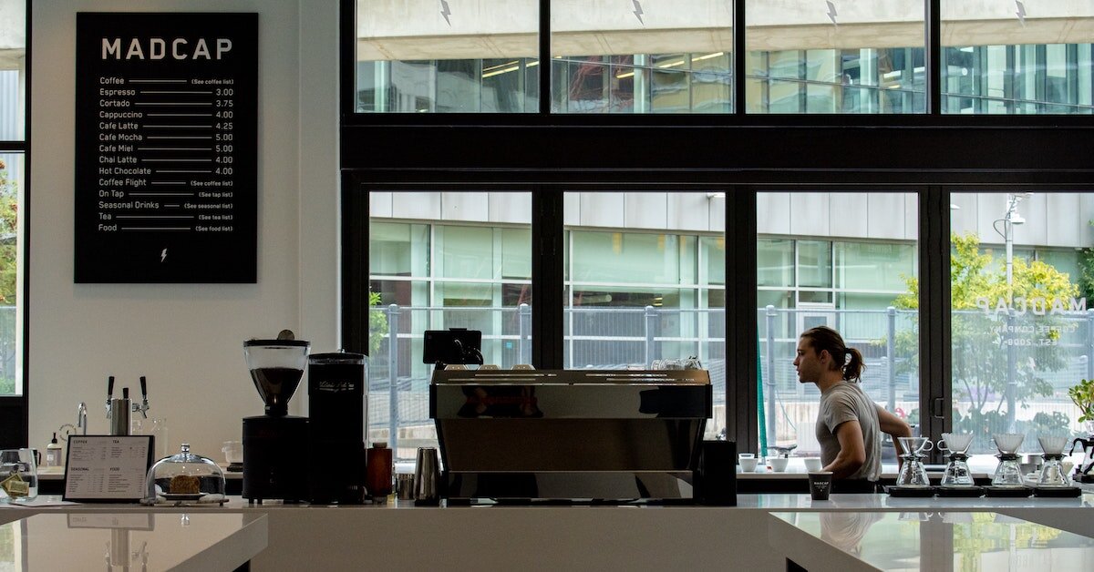 The inside of a coffee shop in Detroit