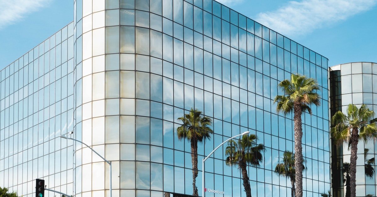 the outside of an office building