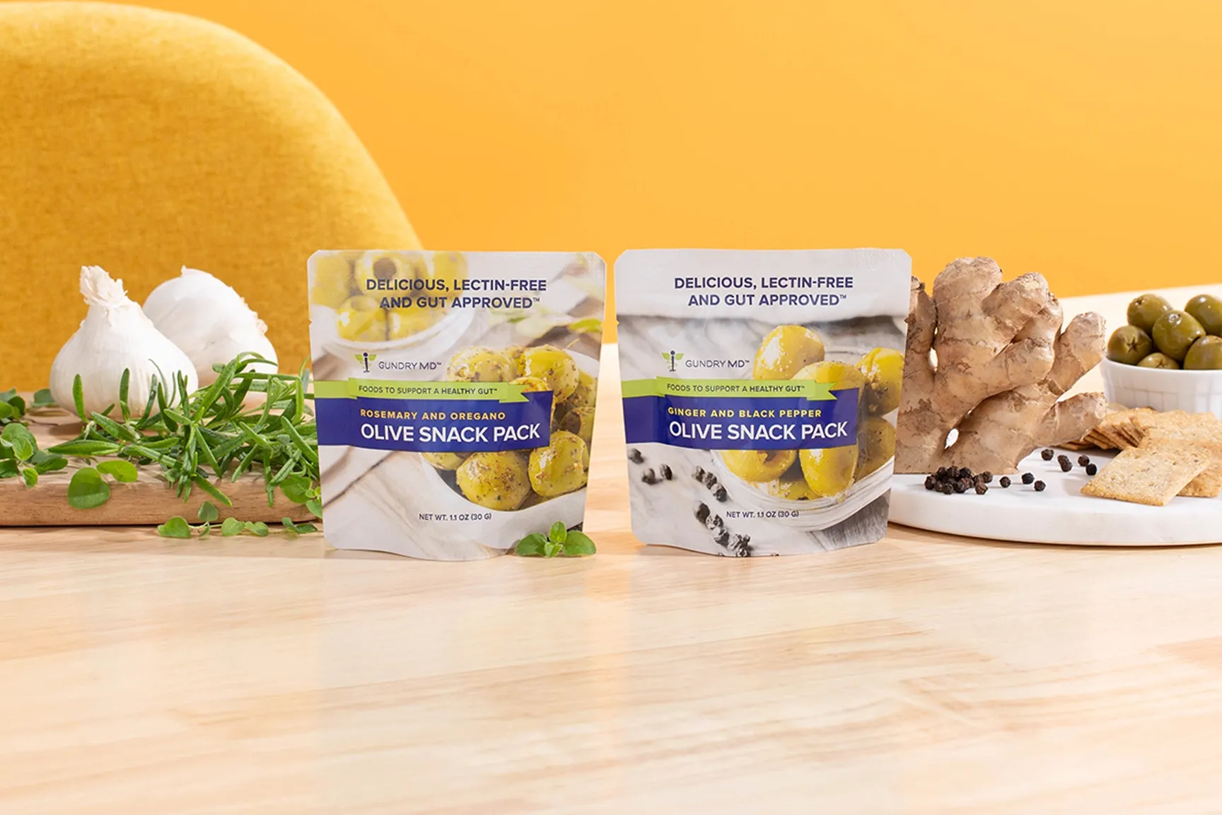 Olive Snack Packs Rosemary and Oregano