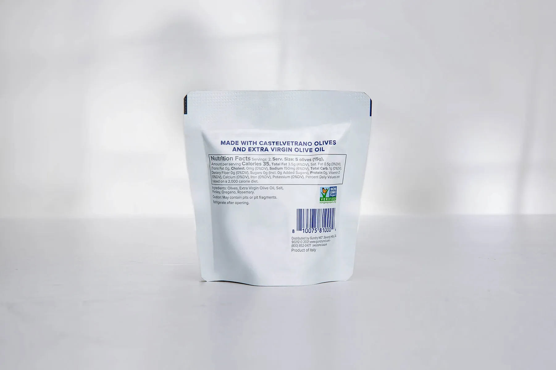 Olive Snack Packs Rosemary and Oregano