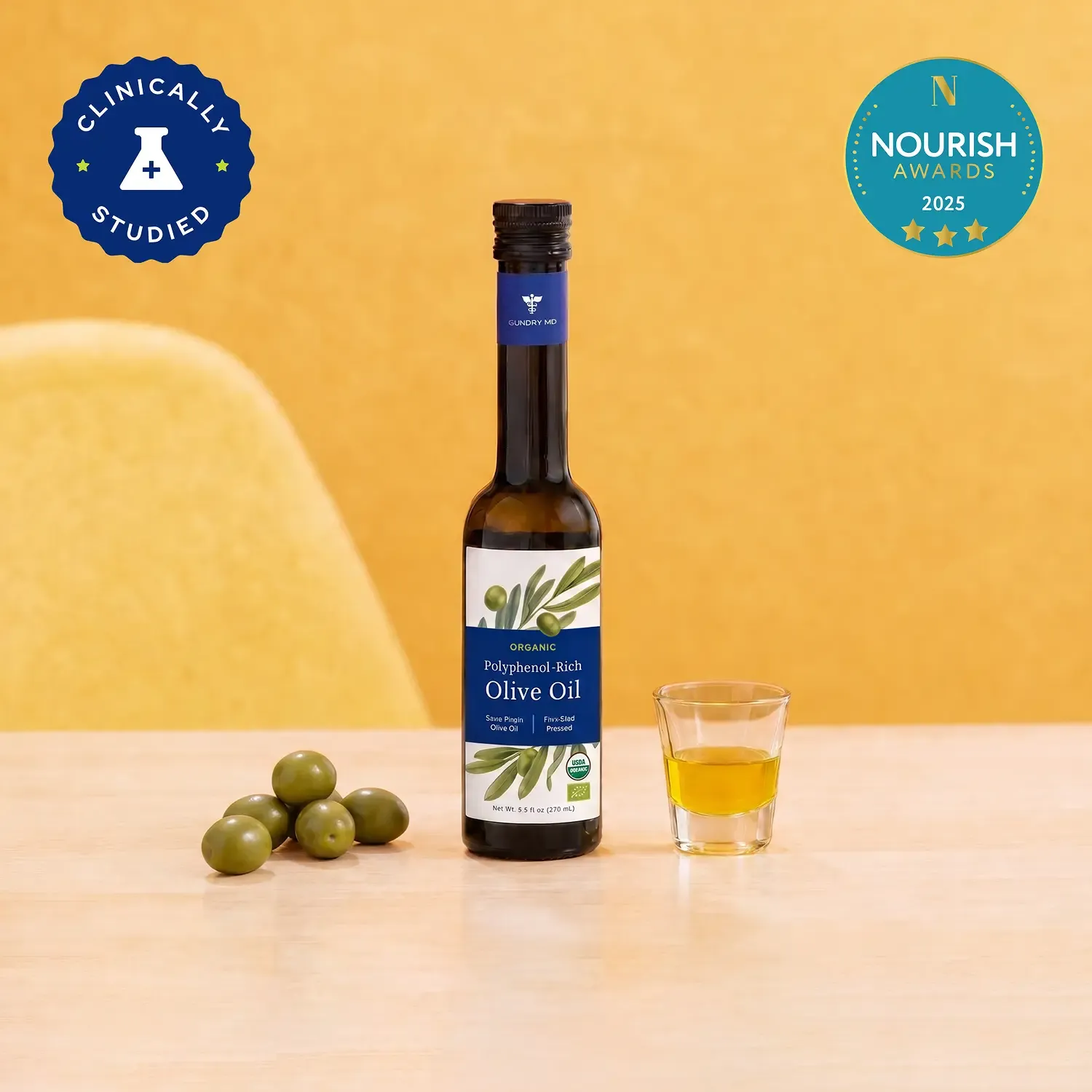 Polyphenol Rich Olive Oil slide 1
