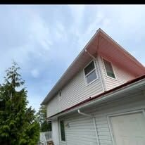 House exterior before cleaning