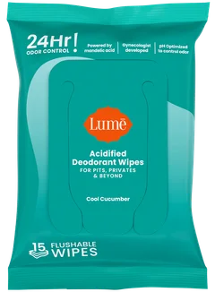 15-pack Deo Wipes