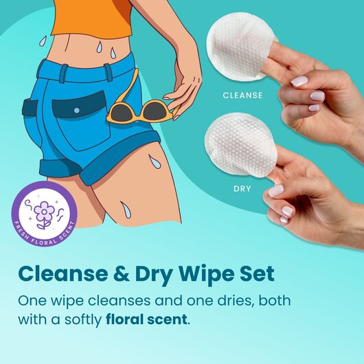 Lume Cleanse and Dry Wipe Set