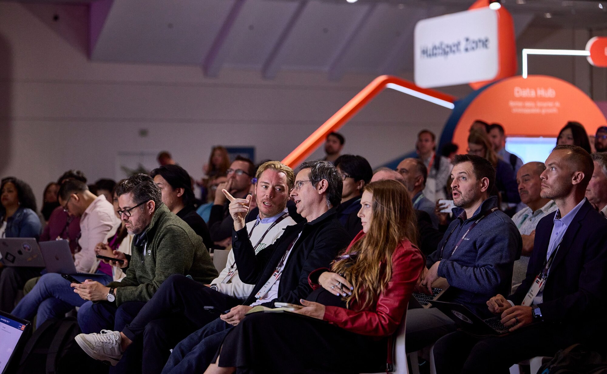 INBOUND attendees sitting in a session