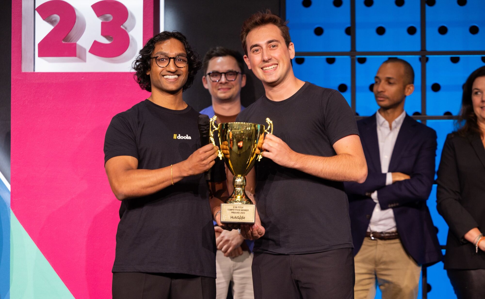 INBOUND 2023 co-winners of Million Dollar Pitch Competition