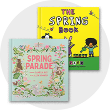 2 Spring Reads Books. The Spring Book and Spring Parade