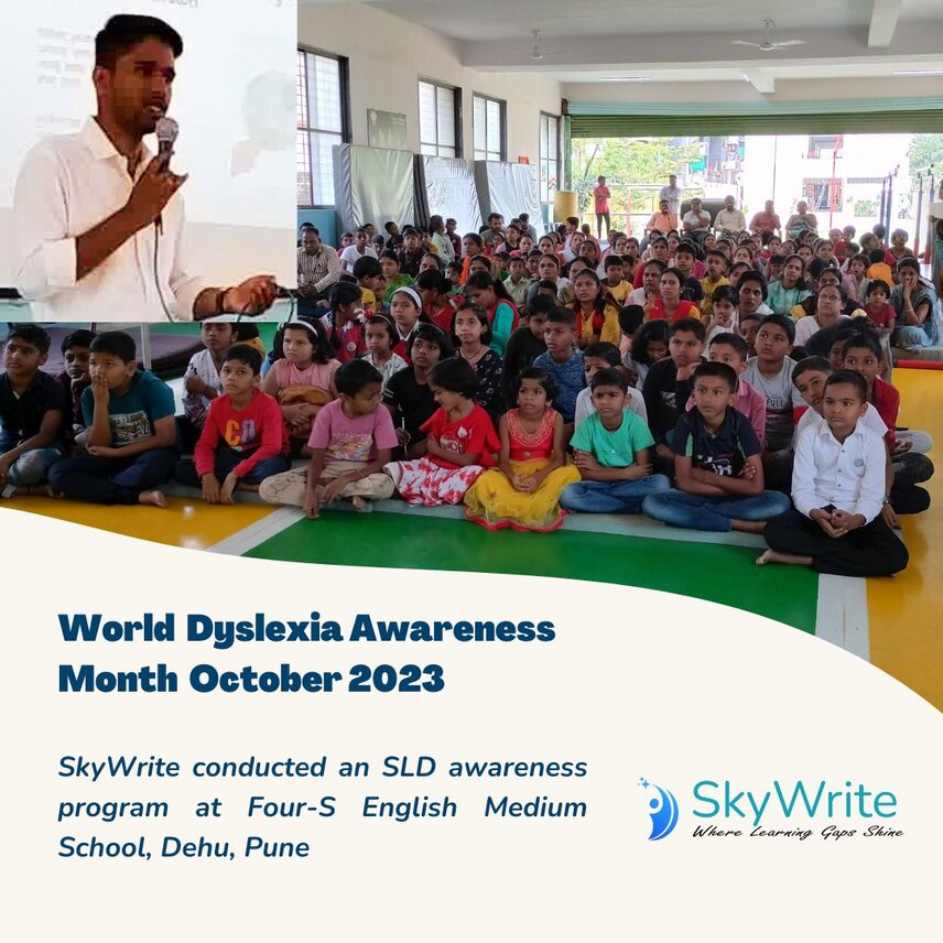 World Dyslexia Awareness Month October 2023 - Four S English Medium School