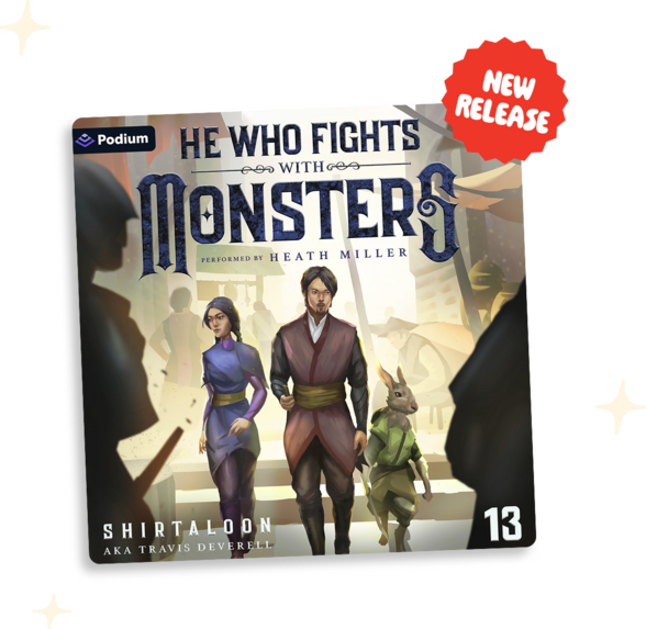 He Who Fights With Monsters Book 13 |  Audio Book Cover