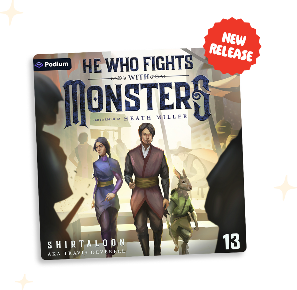 He Who Fights With Monsters Book 13 |  Audio Book Cover