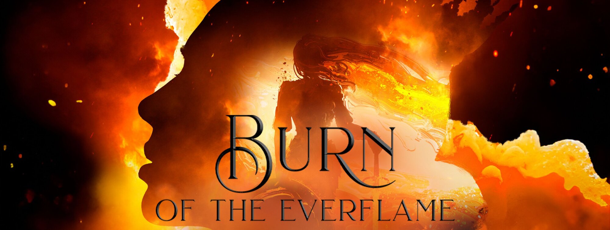 Audiobook cover artwork for the Burn of the Everflame by Penn Cole