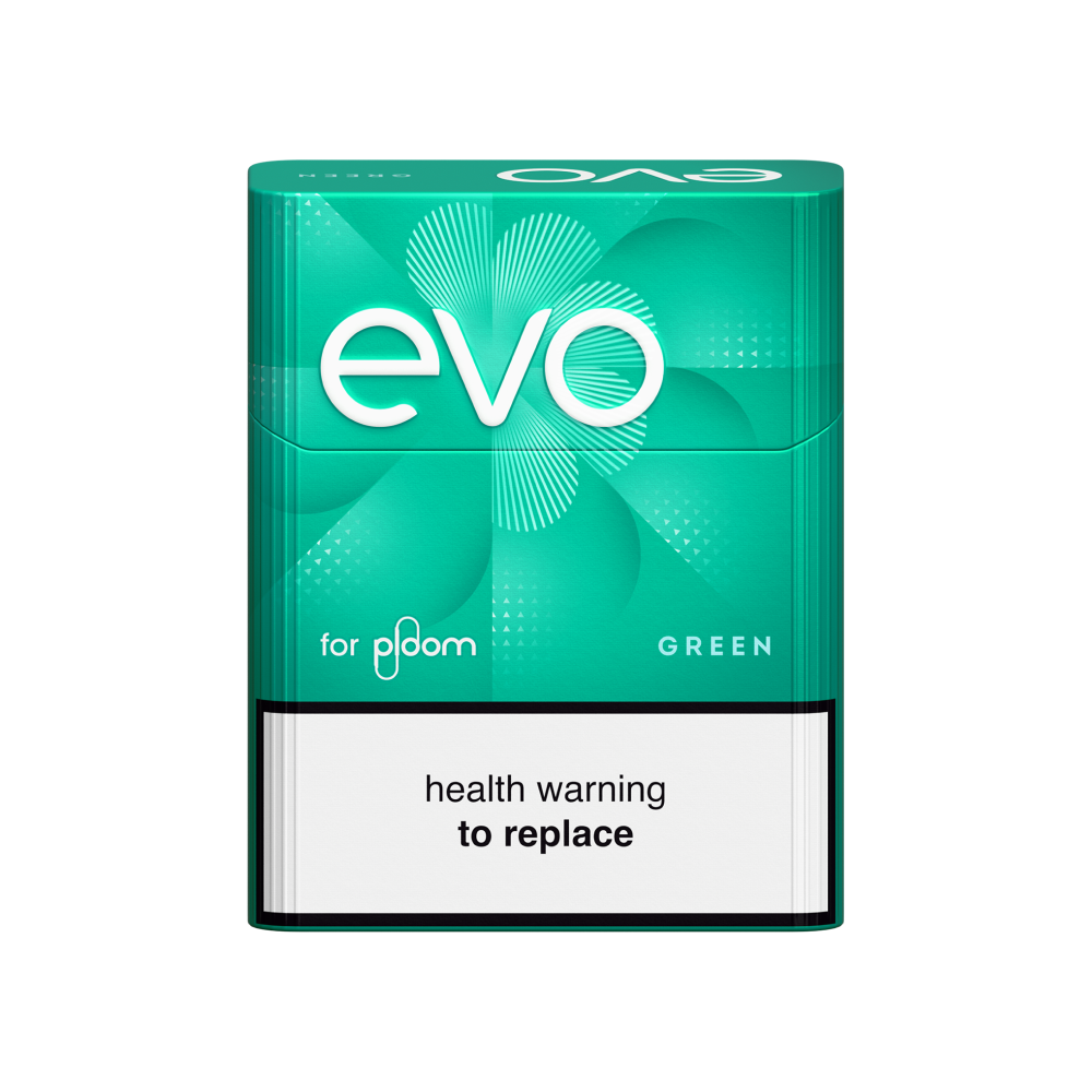 Pack of EVO sticks Green for Ploom