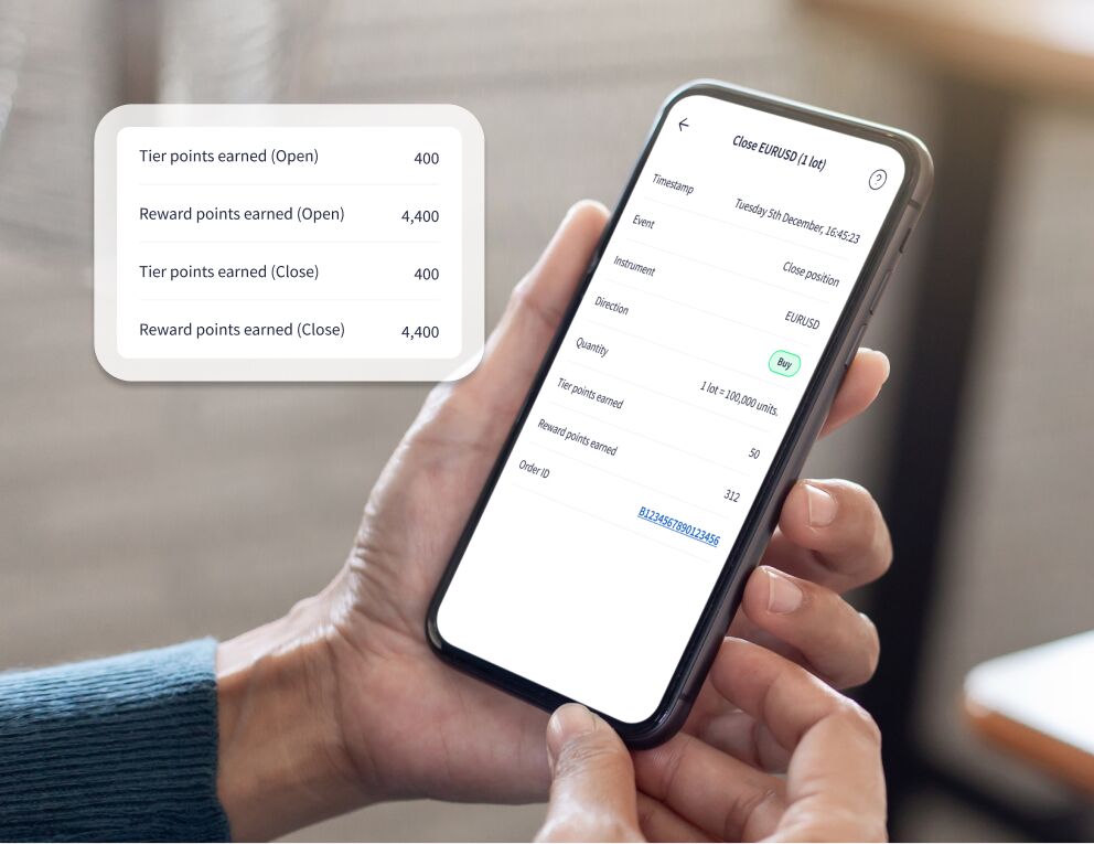 Earn rewards points