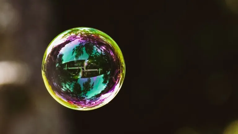 busy street in new york with blur and trading charts