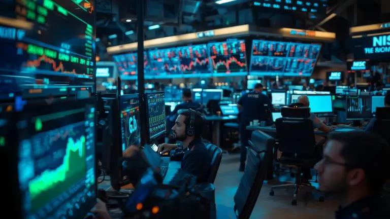 traders in a digital trading hub