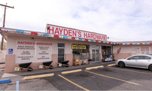 Store Front Haydens Hardware