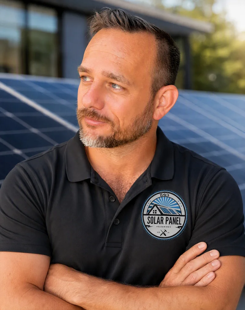 Eric, owner of Eric's Solar Panel Cleaning LLC