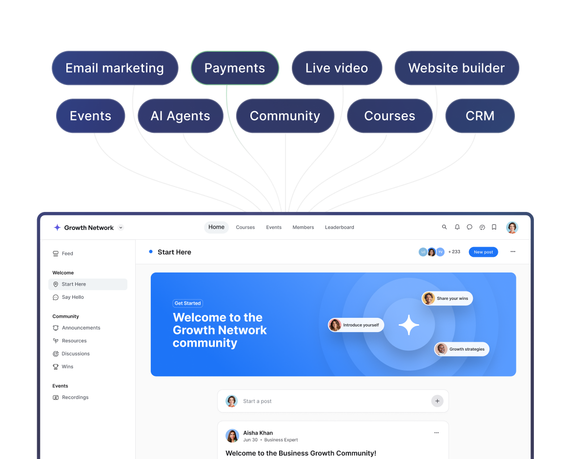Build homepages, landing pages, and sales pages with ease