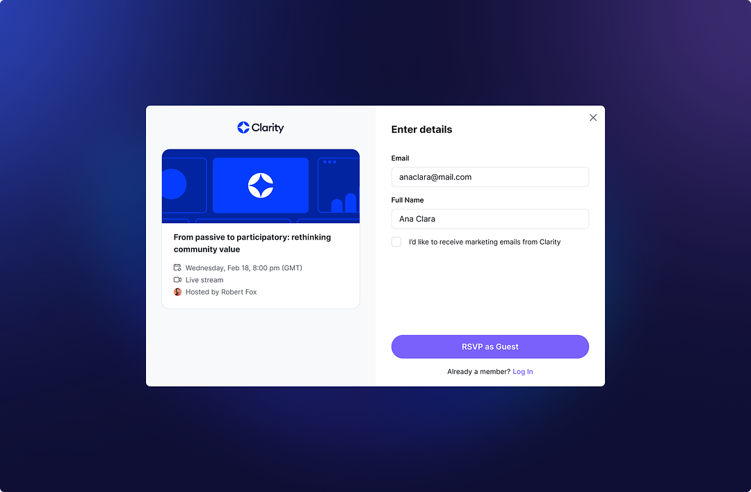 📣 February release: Public RSVPs, contact notes, and more