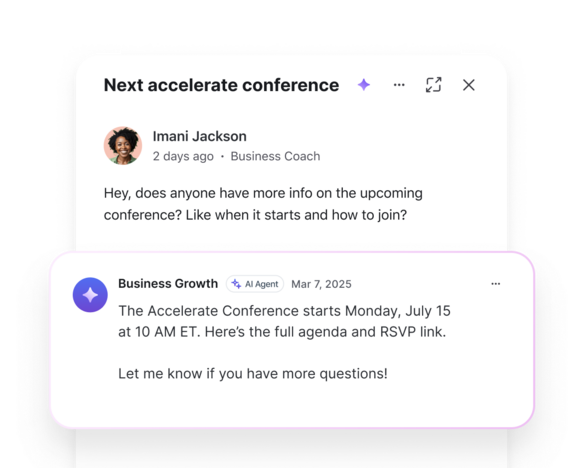 Auto-comment responses to frequently asked questions
