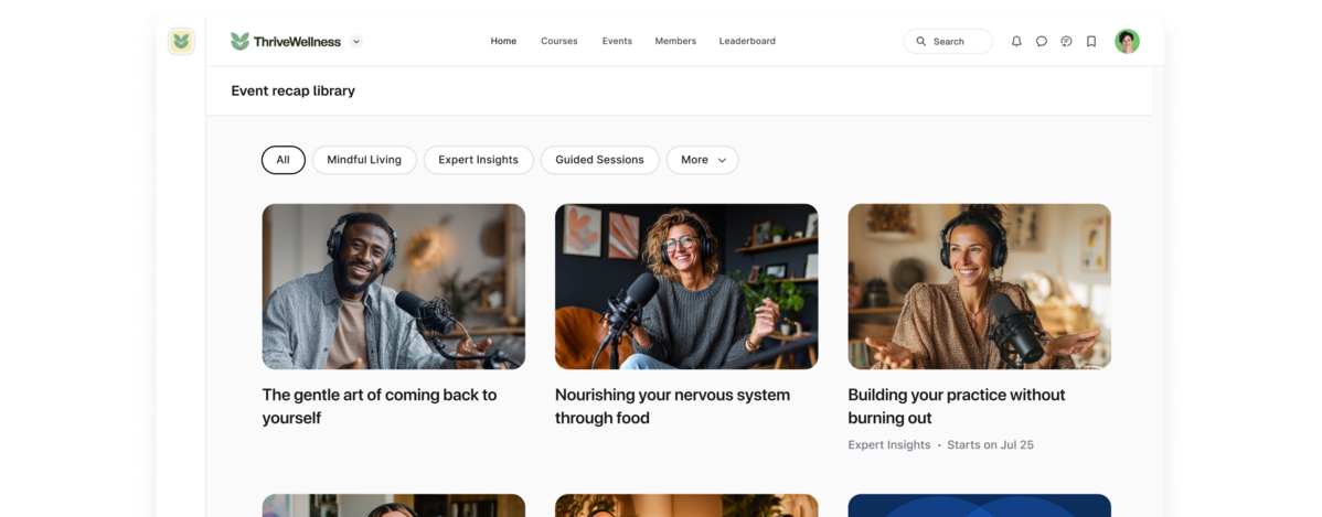 Point members to relevant conversations